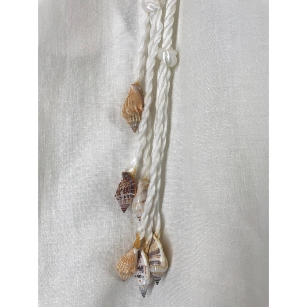 Vintage NWT Vested Romper Size 12 Casual Chic Beachwear Ivory Matching Earrings* - Picture 4 of 13